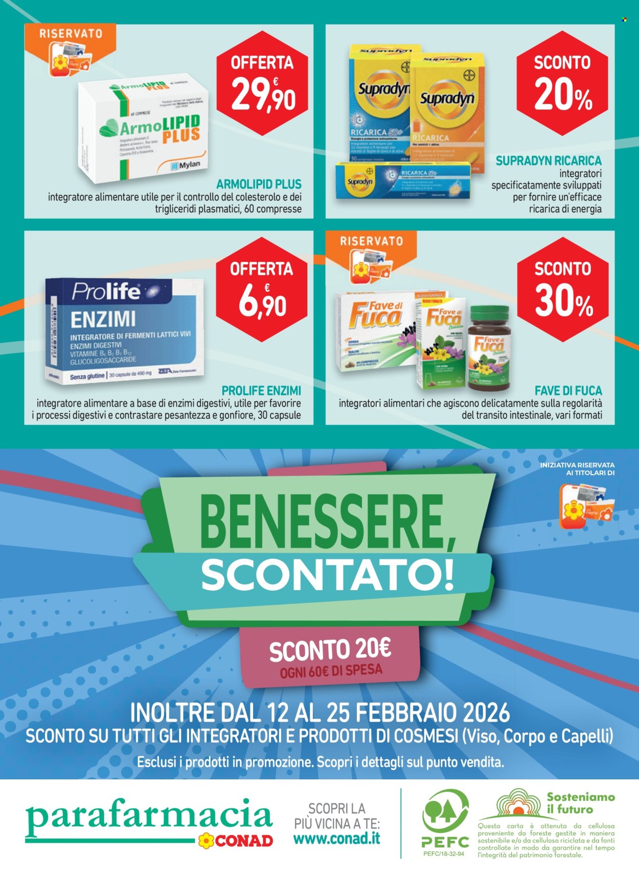 Leták Parafarmacia Conad - 29.1.2026 - 25.2.2026. Strana 8