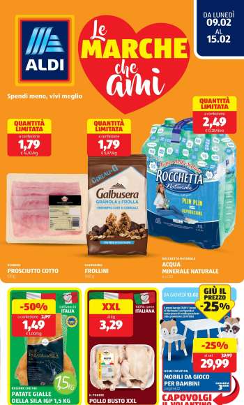 Volantino Aldi - 9/2/2026 - 15/2/2026.