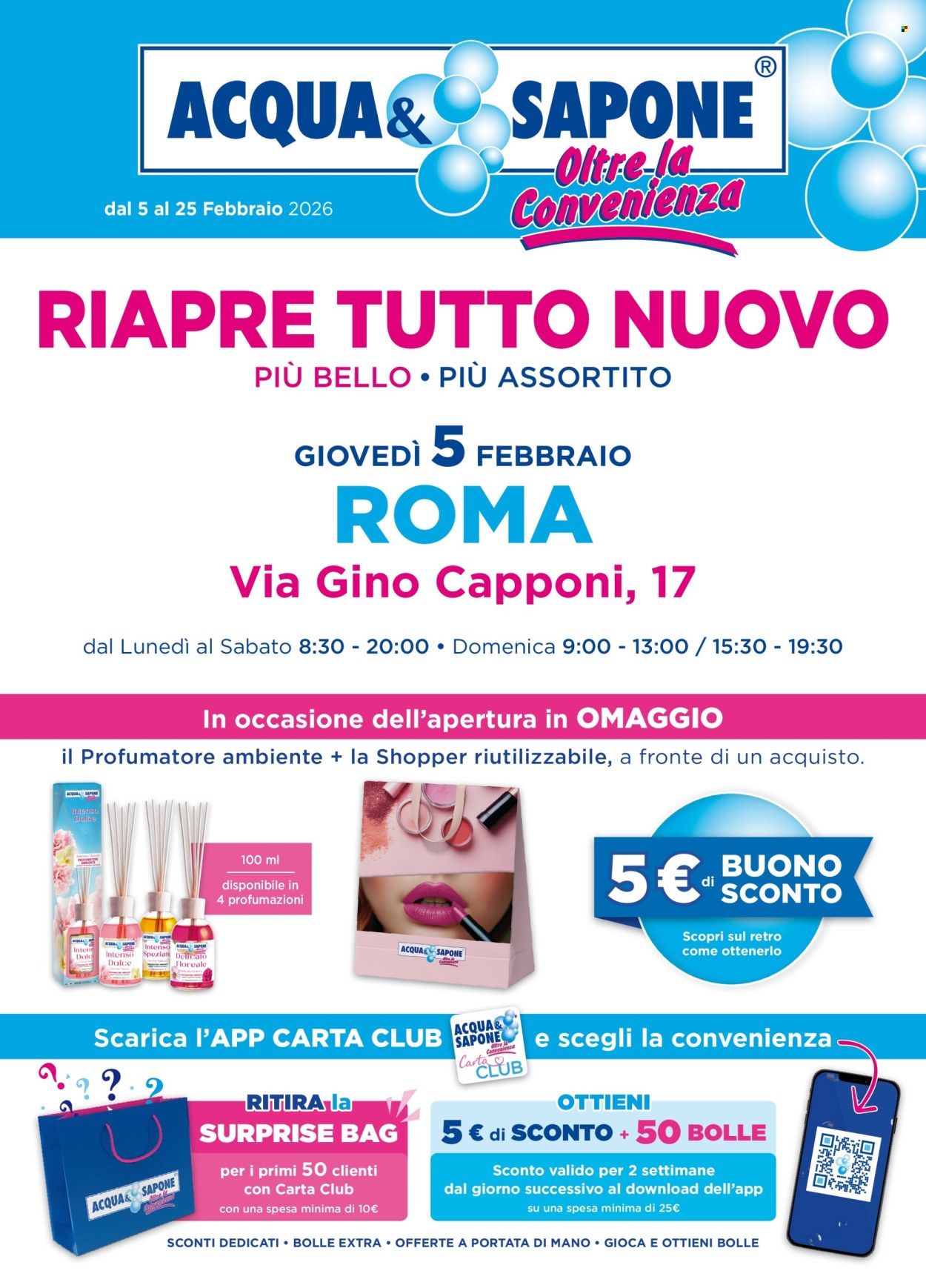 Volantino Acqua & Sapone - 5/2/2026 - 25/2/2026. Pagina 1