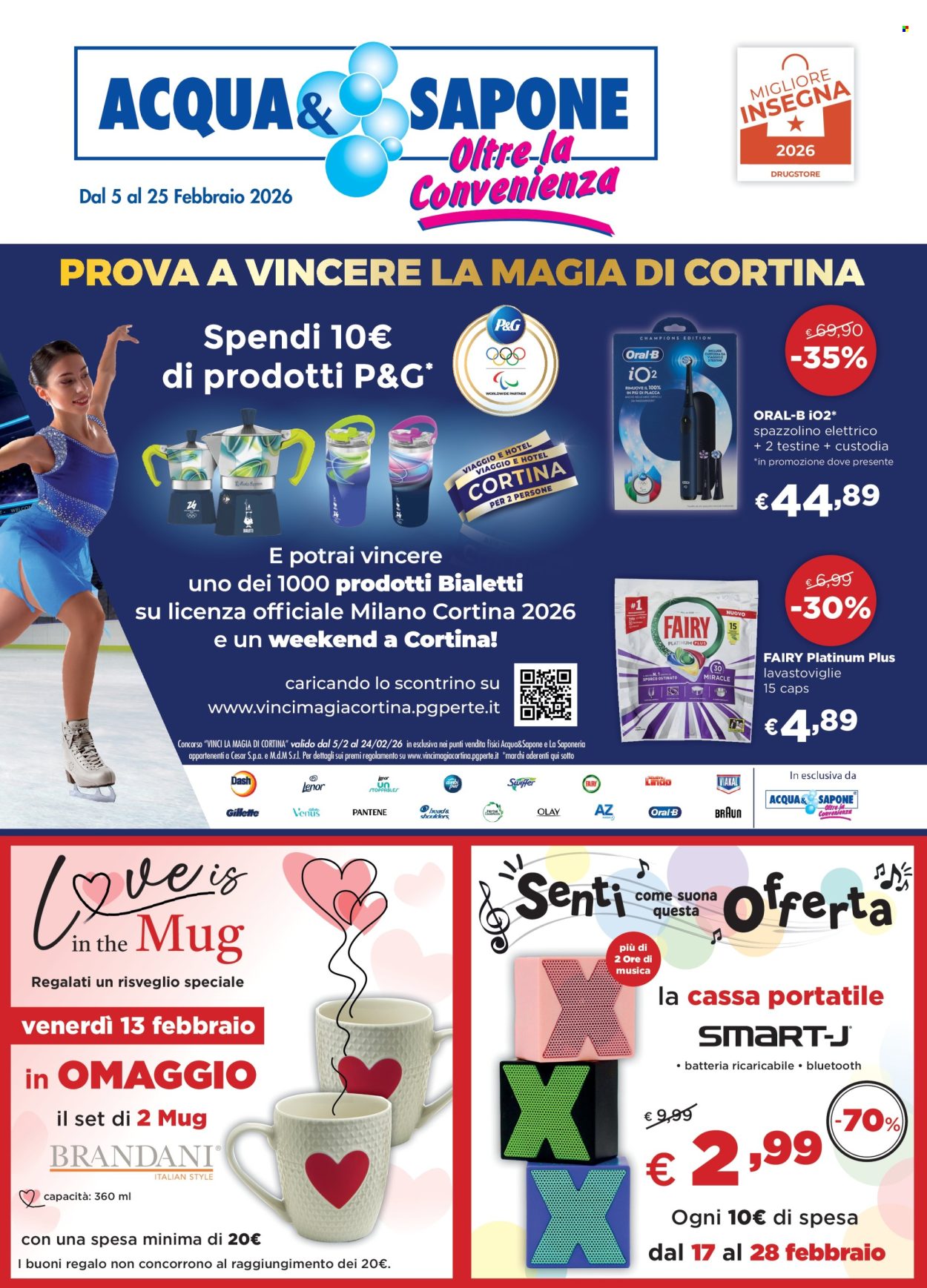 Leták Acqua & Sapone - 5.2.2026 - 25.2.2026. Strana 1