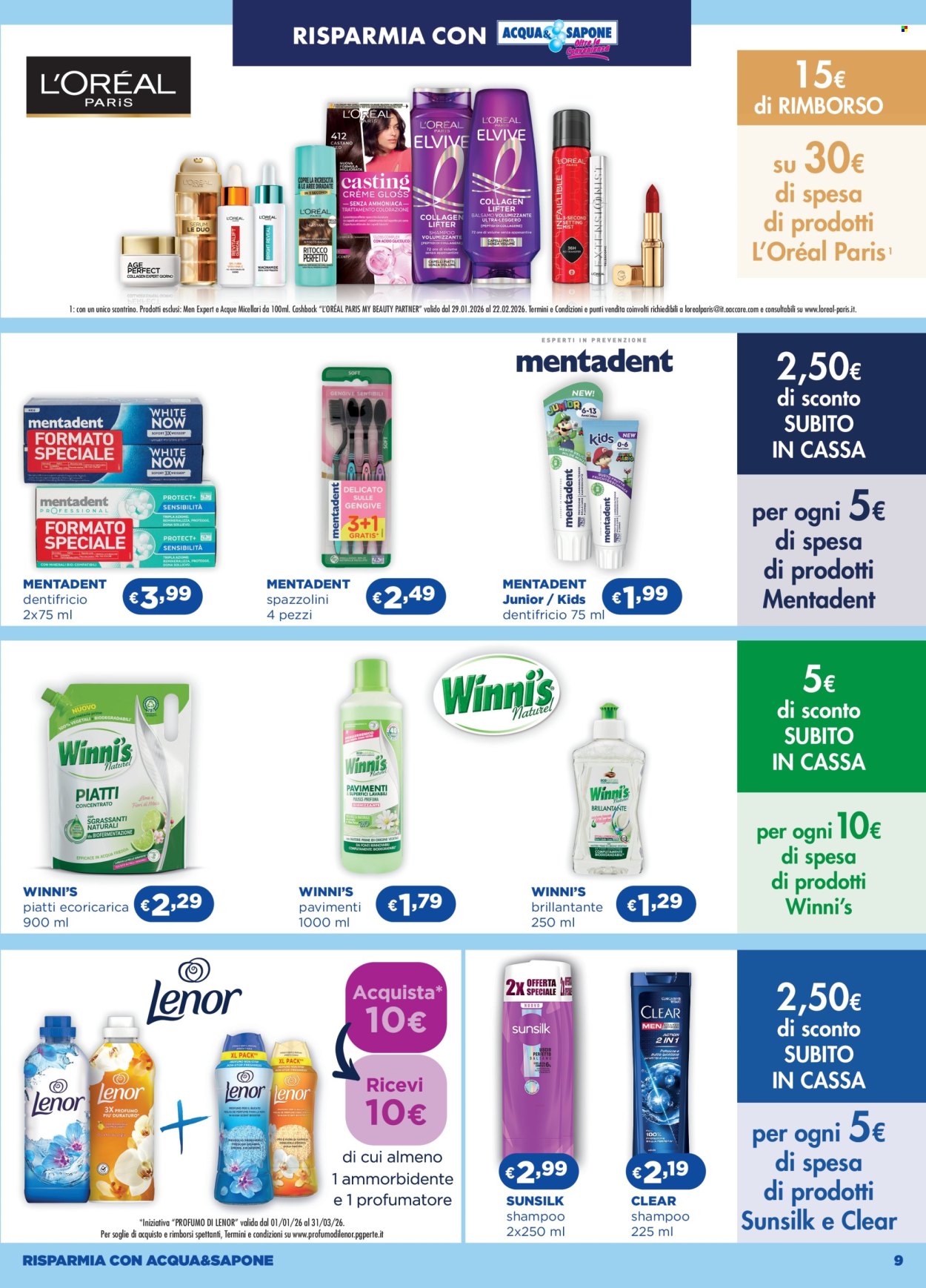 Leták Acqua & Sapone - 5.2.2026 - 25.2.2026. Strana 9