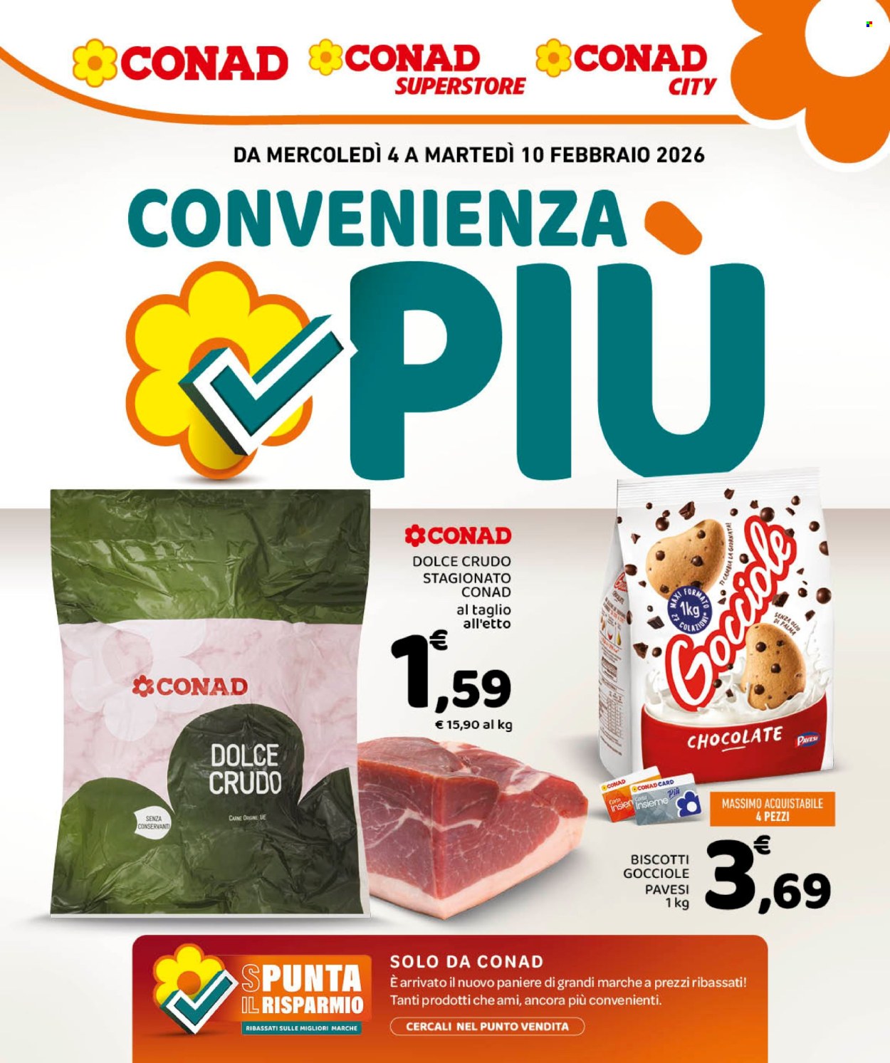 Leták Conad - 4.2.2026 - 10.2.2026. Strana 1