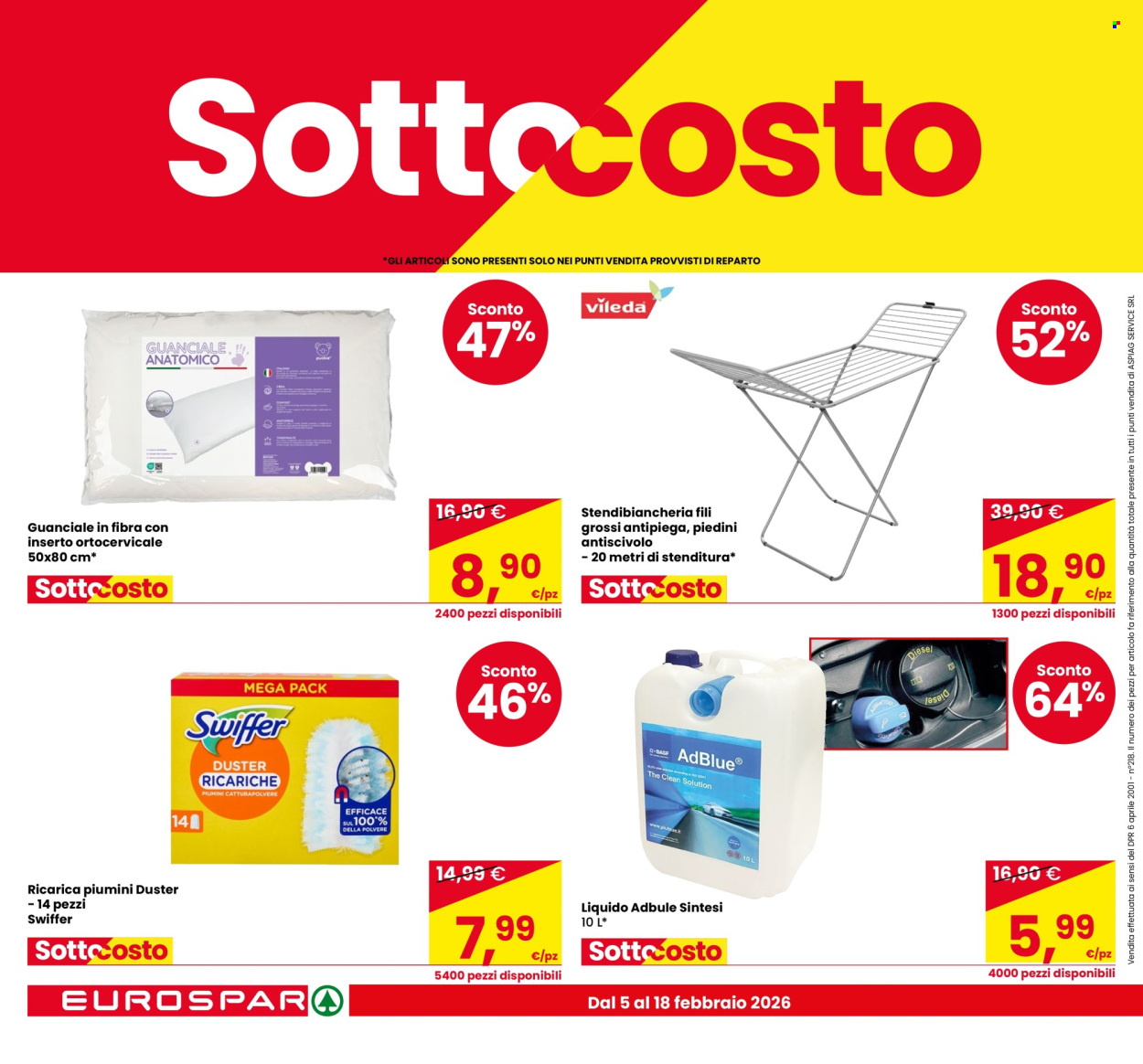 Volantino Eurospar - 5/2/2026 - 18/2/2026. Pagina 8