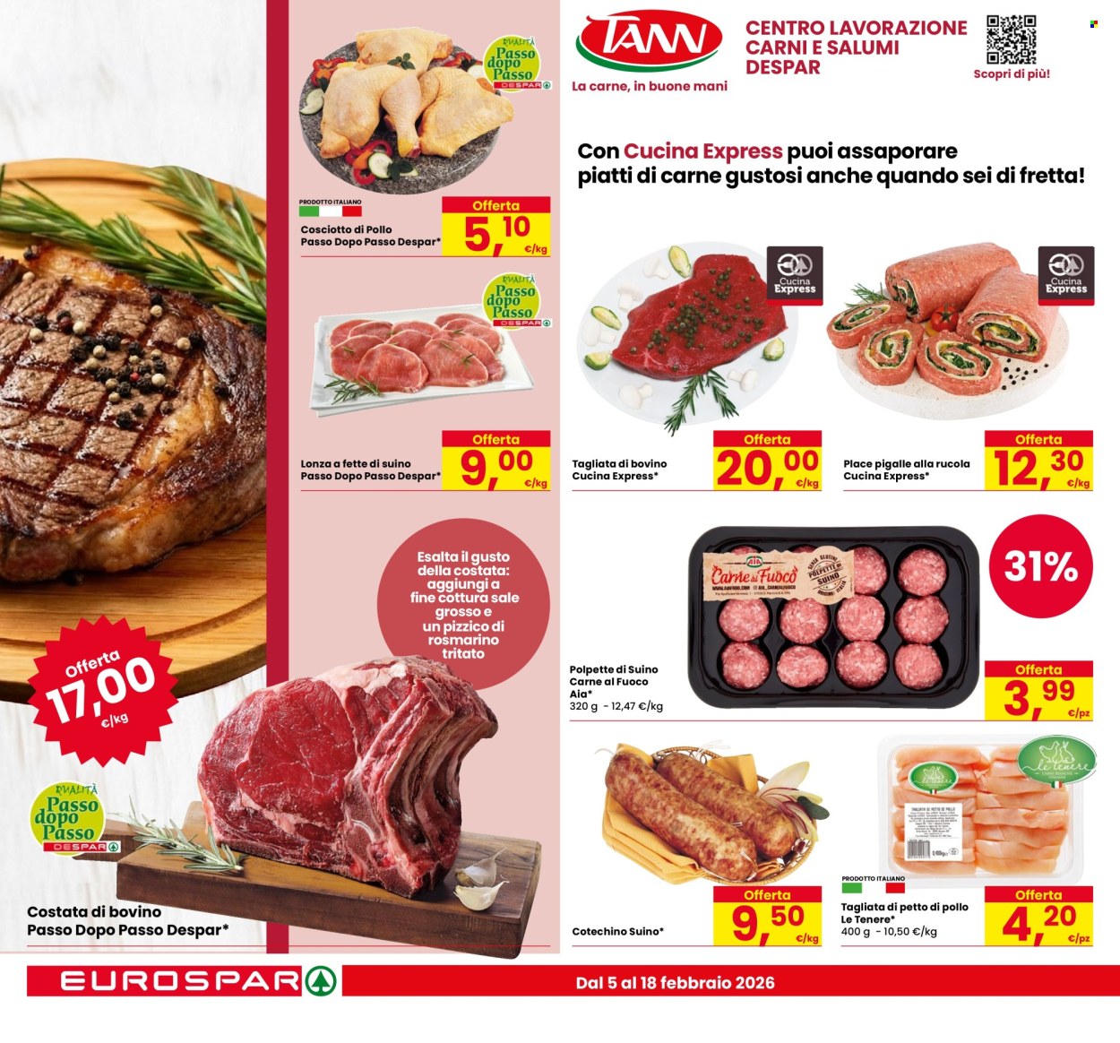 Volantino Eurospar - 5/2/2026 - 18/2/2026. Pagina 12