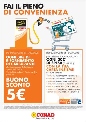 Volantino Conad - 2/2/2026 - 11/2/2026.