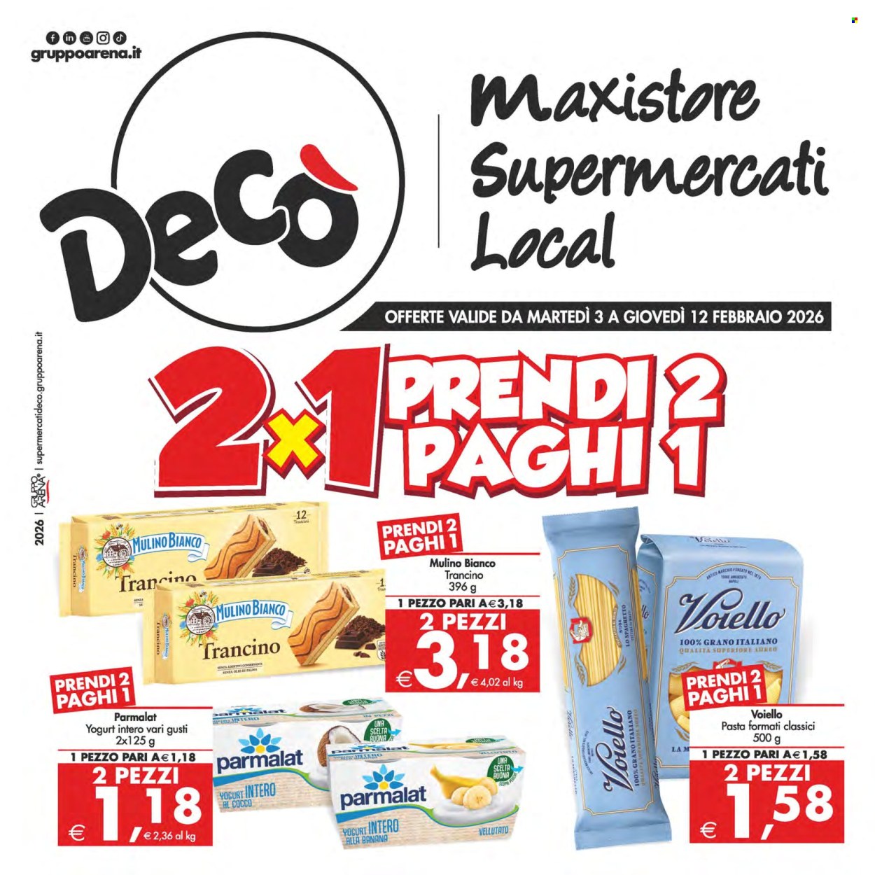 Volantino Deco - 3/2/2026 - 12/2/2026. Pagina 1