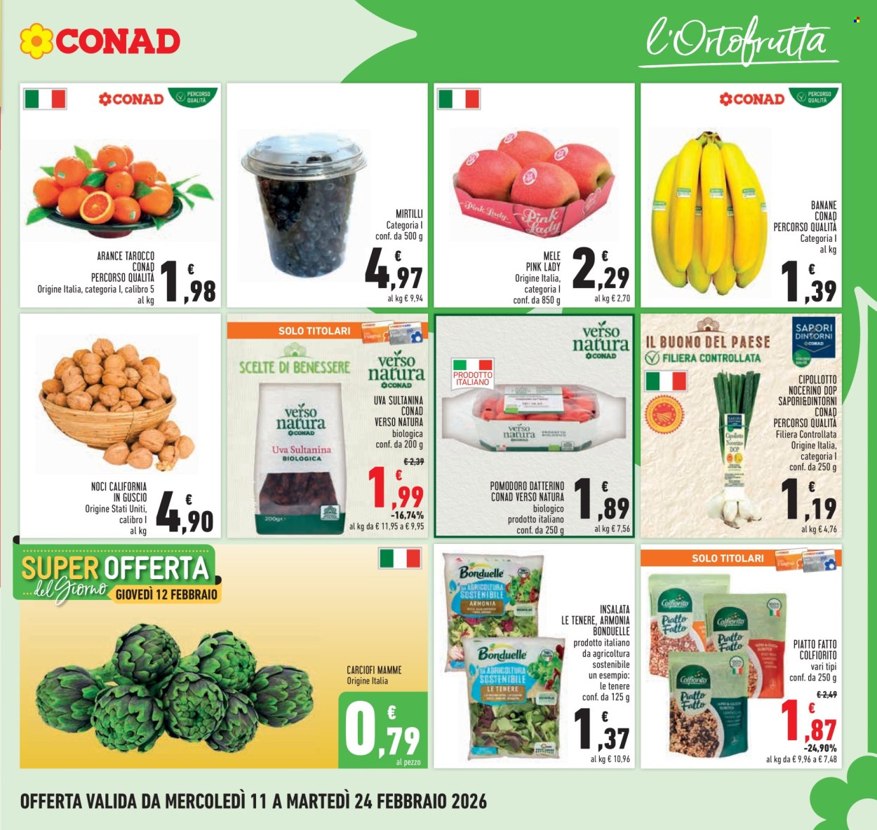 Volantino Conad - 11/2/2026 - 24/2/2026. Pagina 5