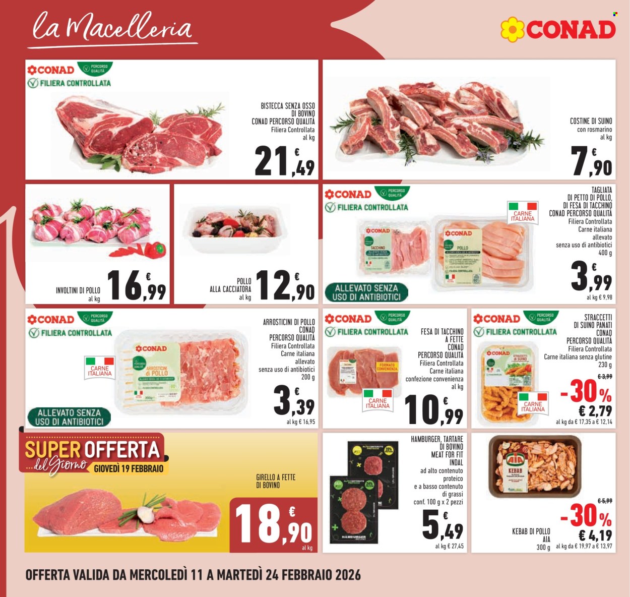 Volantino Conad - 11/2/2026 - 24/2/2026. Pagina 6
