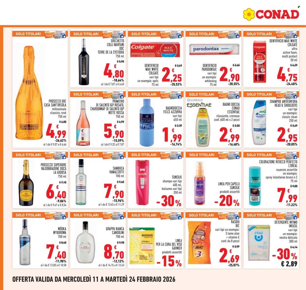 Volantino Conad - 11/2/2026 - 24/2/2026. Pagina 20