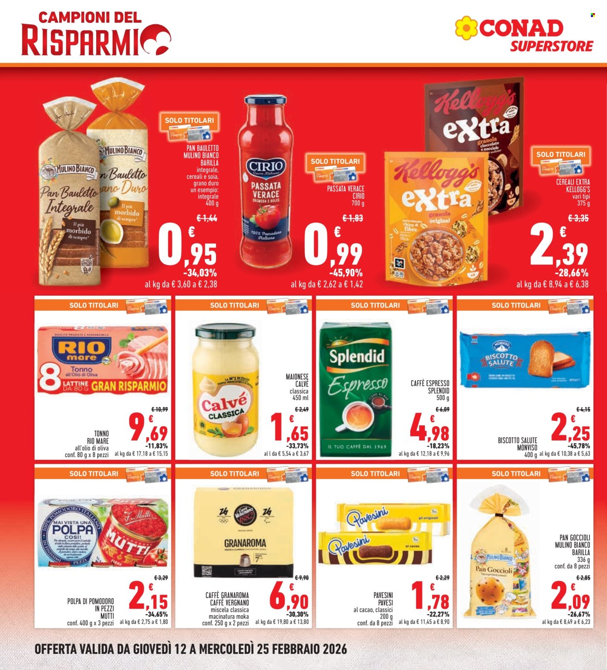 Volantino Conad Superstore - 12/2/2026 - 25/2/2026. Pagina 4