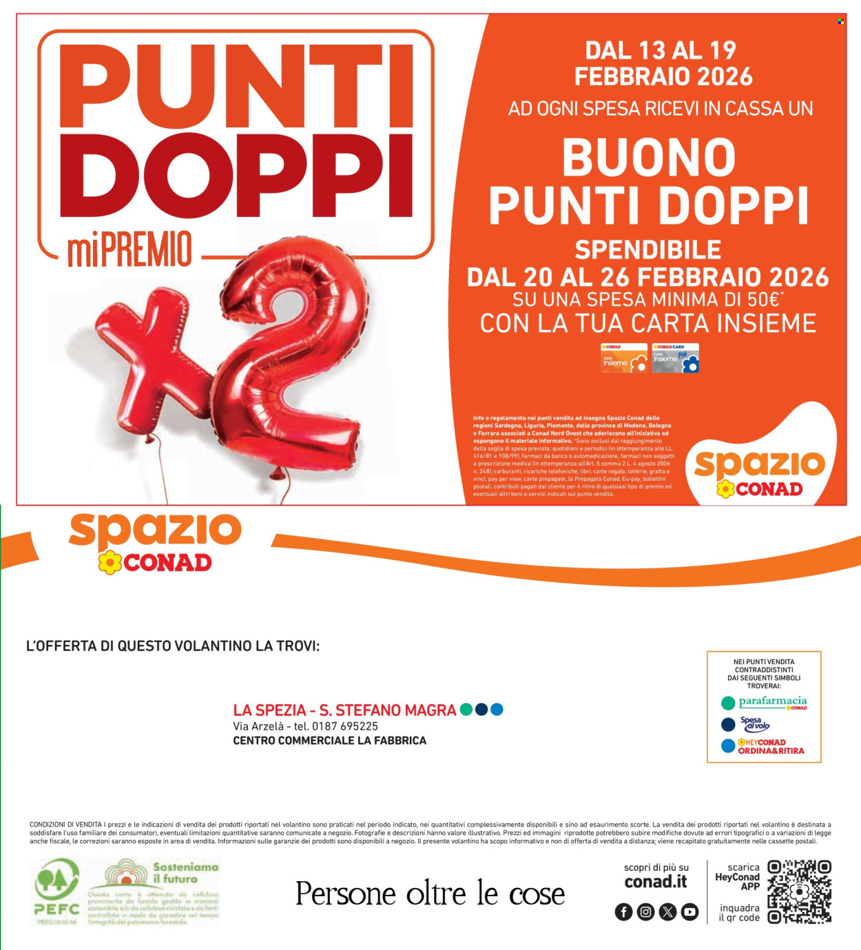 Volantino Spazio Conad - 13/2/2026 - 26/2/2026. Pagina 40