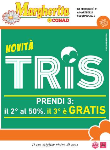 Volantino Margherita Conad - 11/2/2026 - 24/2/2026.