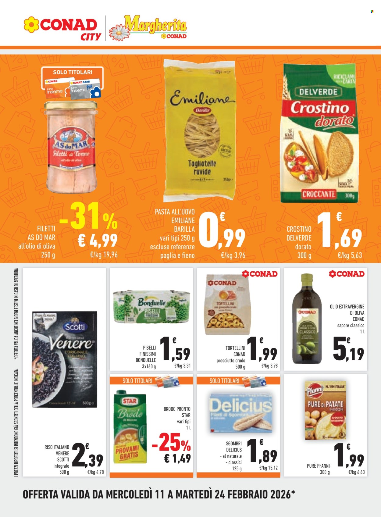 Volantino Margherita Conad - 11/2/2026 - 24/2/2026. Pagina 10