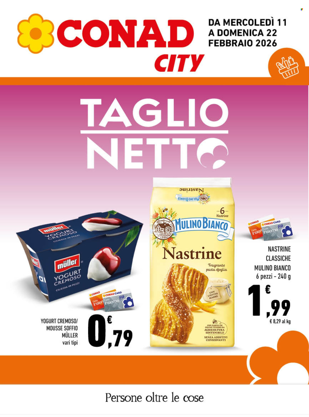 Volantino Conad City - 11/2/2026 - 22/2/2026. Pagina 1