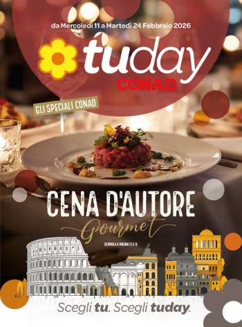 Volantino TuDay Conad - 11/2/2026 - 24/2/2026.