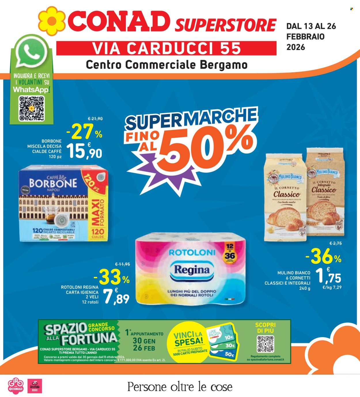 Volantino Conad Superstore - 13/2/2026 - 26/2/2026. Pagina 1