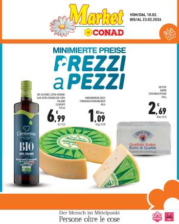 Volantino Market Conad - 10/2/2026 - 23/2/2026.