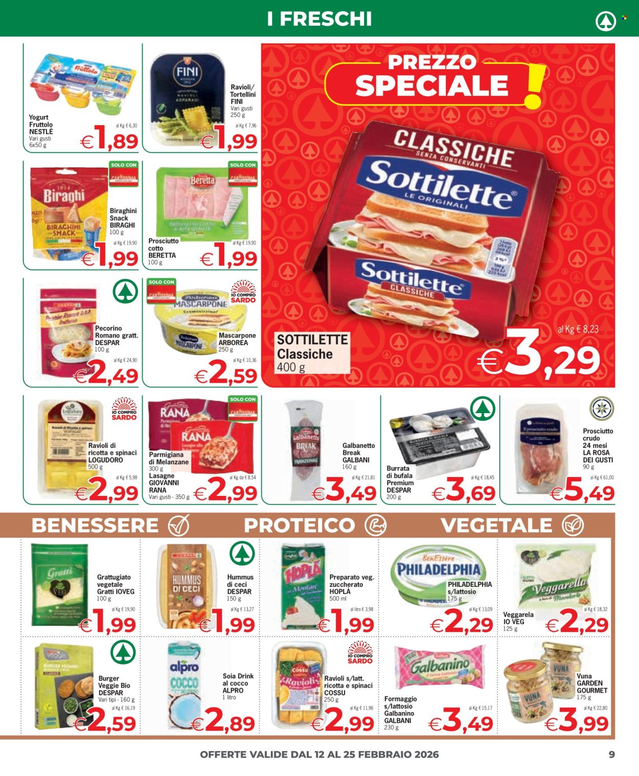 Leták Eurospar - 12.2.2026 - 25.2.2026. Strana 9
