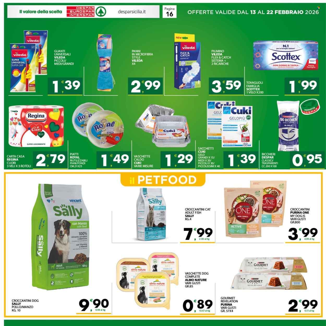 Volantino Eurospar - 13/2/2026 - 22/2/2026. Pagina 16