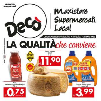 Volantino Deco - 13/2/2026 - 23/2/2026.