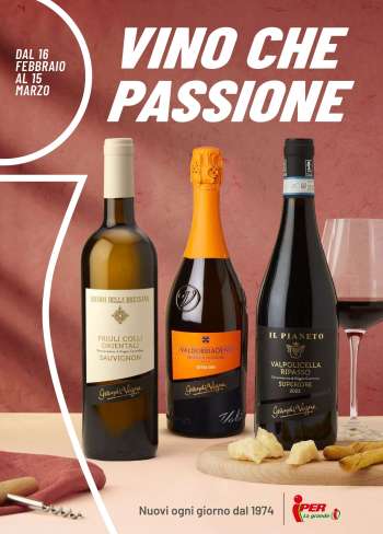 Volantino Iper, La grande i - 16/2/2026 - 15/3/2026.