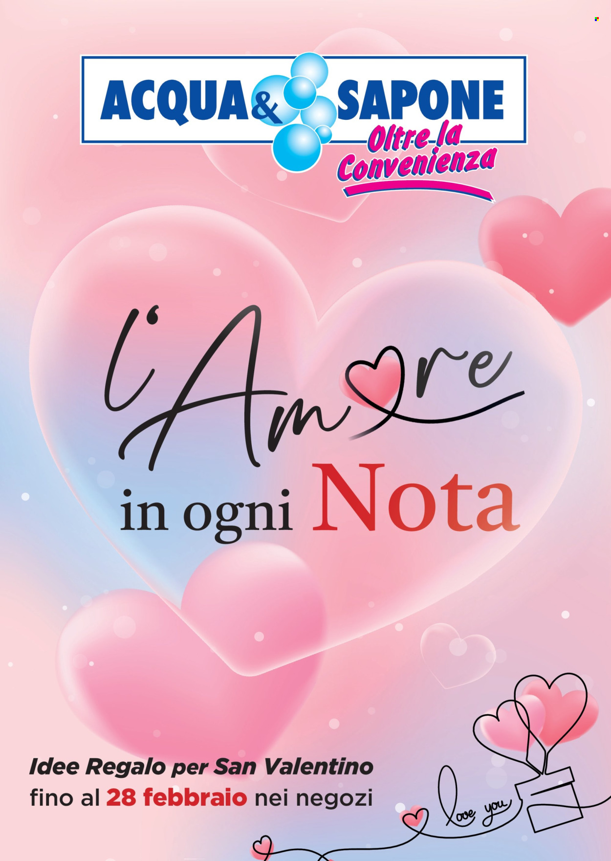Leták Acqua & Sapone - 5.2.2026 - 28.2.2026. Strana 1