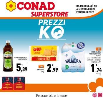 Volantino Conad Superstore - 18/2/2026 - 25/2/2026.