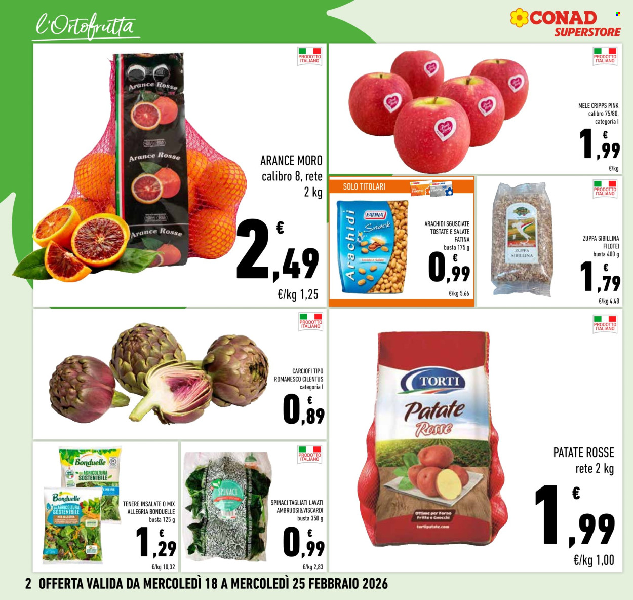 Volantino Conad Superstore - 18/2/2026 - 25/2/2026. Pagina 2