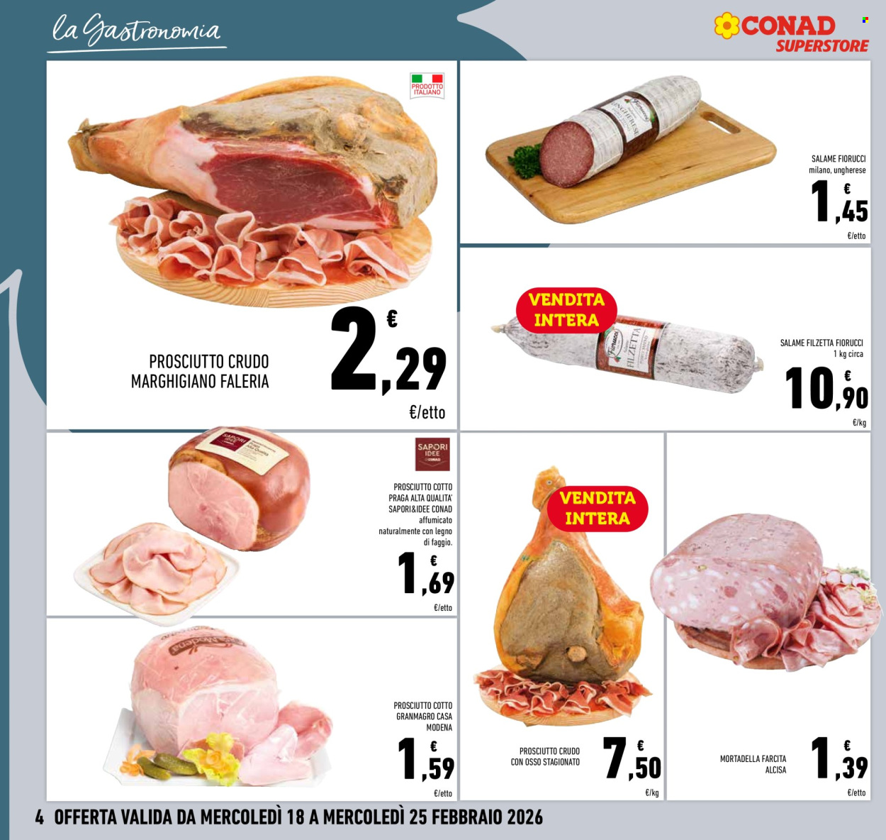 Volantino Conad Superstore - 18/2/2026 - 25/2/2026. Pagina 4
