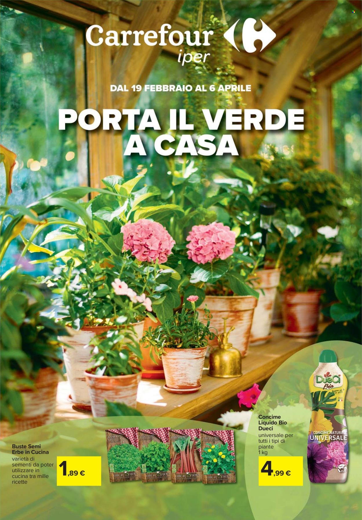 Volantino Carrefour - 19/2/2026 - 6/4/2026. Pagina 1