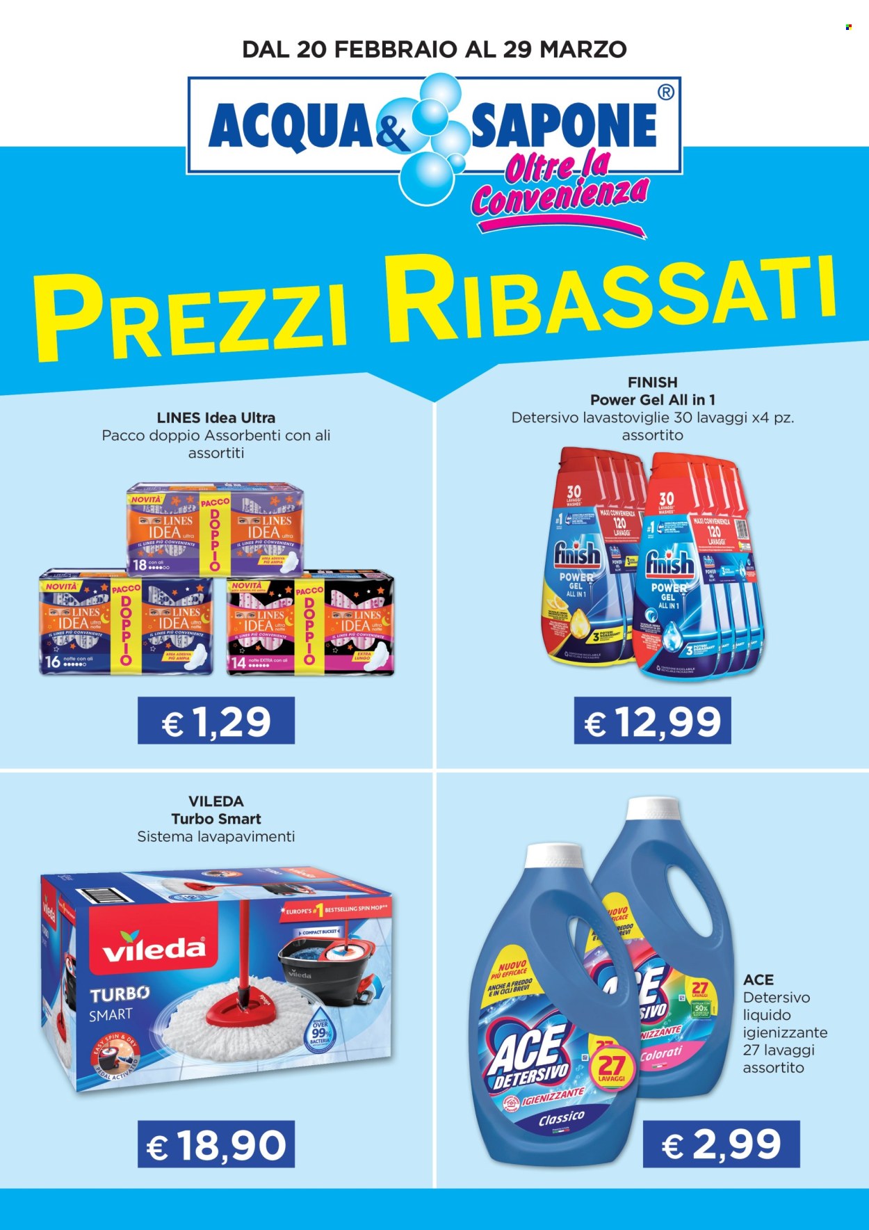 Volantino Acqua & Sapone - 20/2/2026 - 29/3/2026. Pagina 1