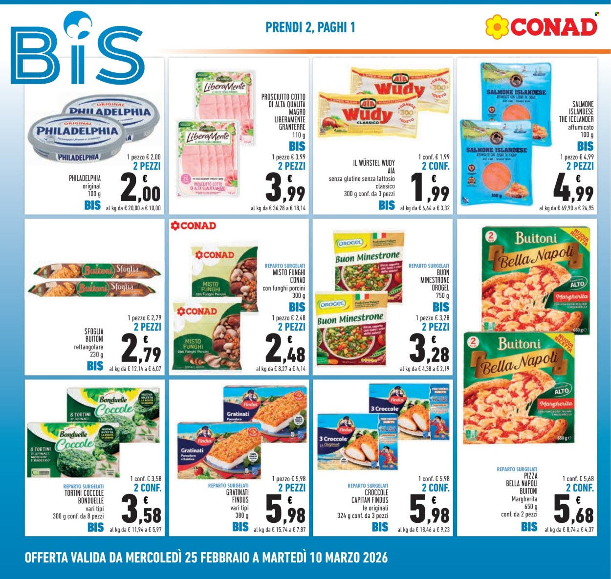 Leták Conad - 25.2.2026 - 10.3.2026. Strana 2