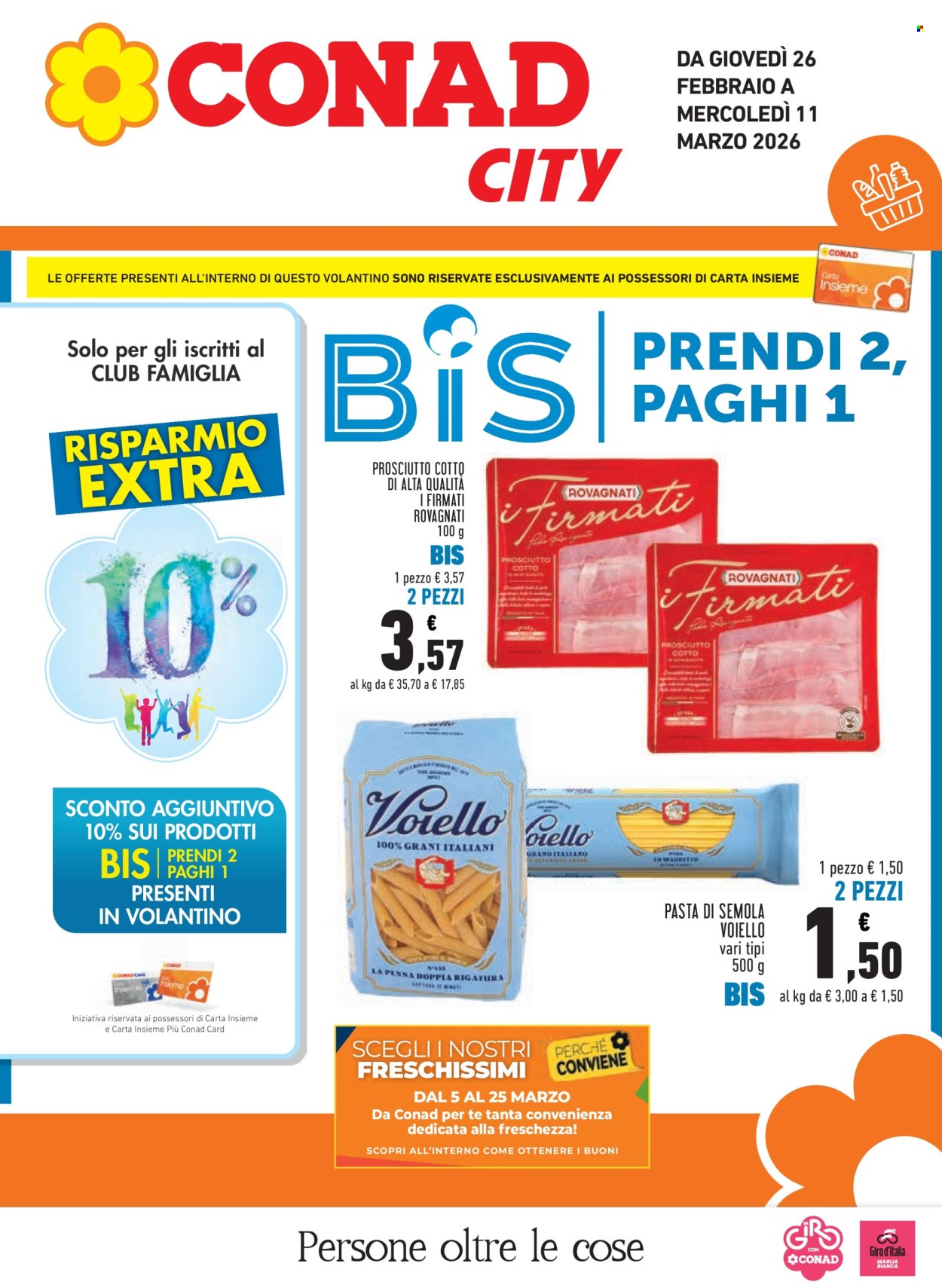 Volantino Conad City - 26/2/2026 - 11/3/2026. Pagina 1