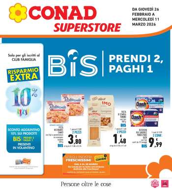 Volantino Conad Superstore - 26/2/2026 - 11/3/2026.