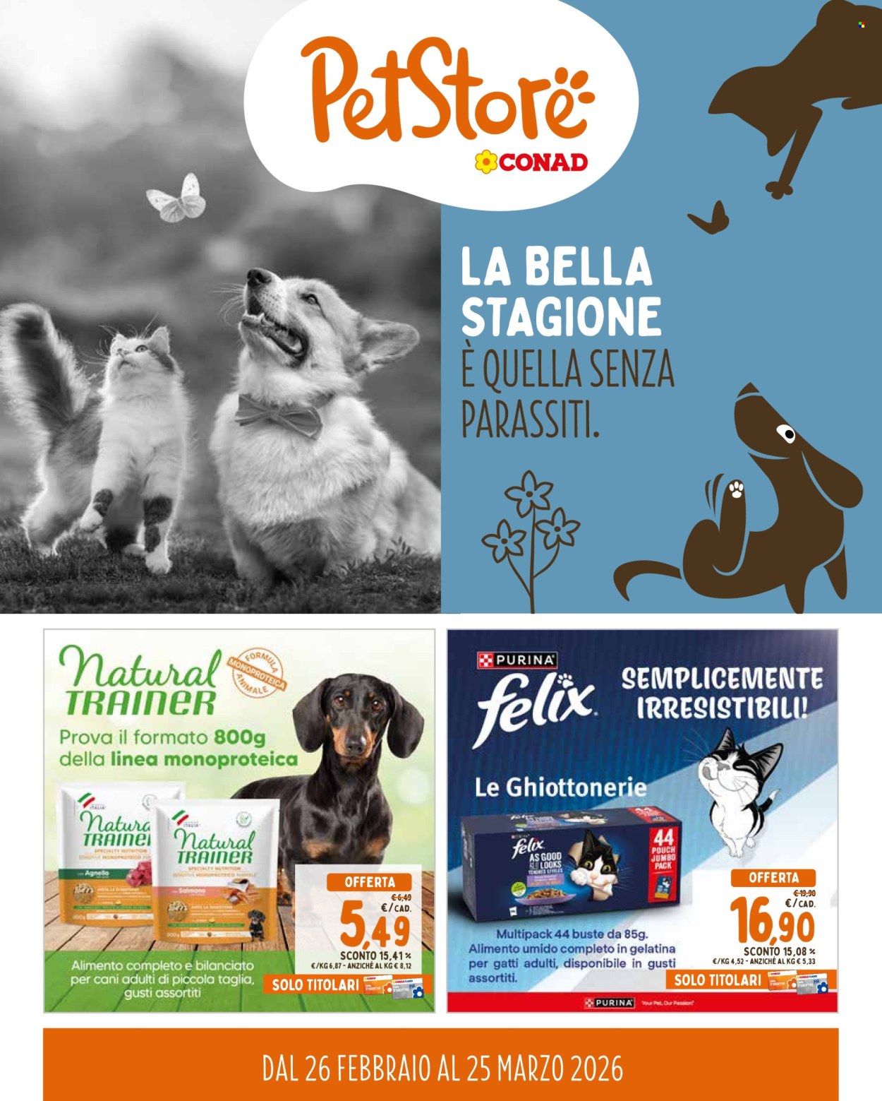 Leták Pet Store Conad - 26.2.2026 - 25.3.2026. Strana 1