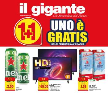 Volantino Il Gigante - 19/2/2026 - 1/3/2026.