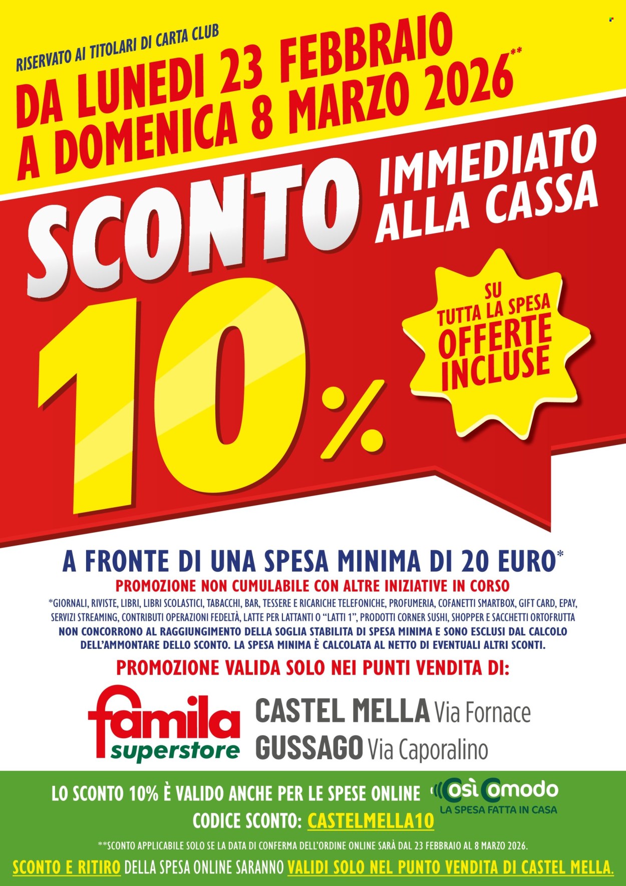Volantino Famila - 23/2/2026 - 8/3/2026. Pagina 2