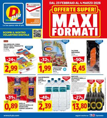 Volantino Dpiù - 23/2/2026 - 4/3/2026.