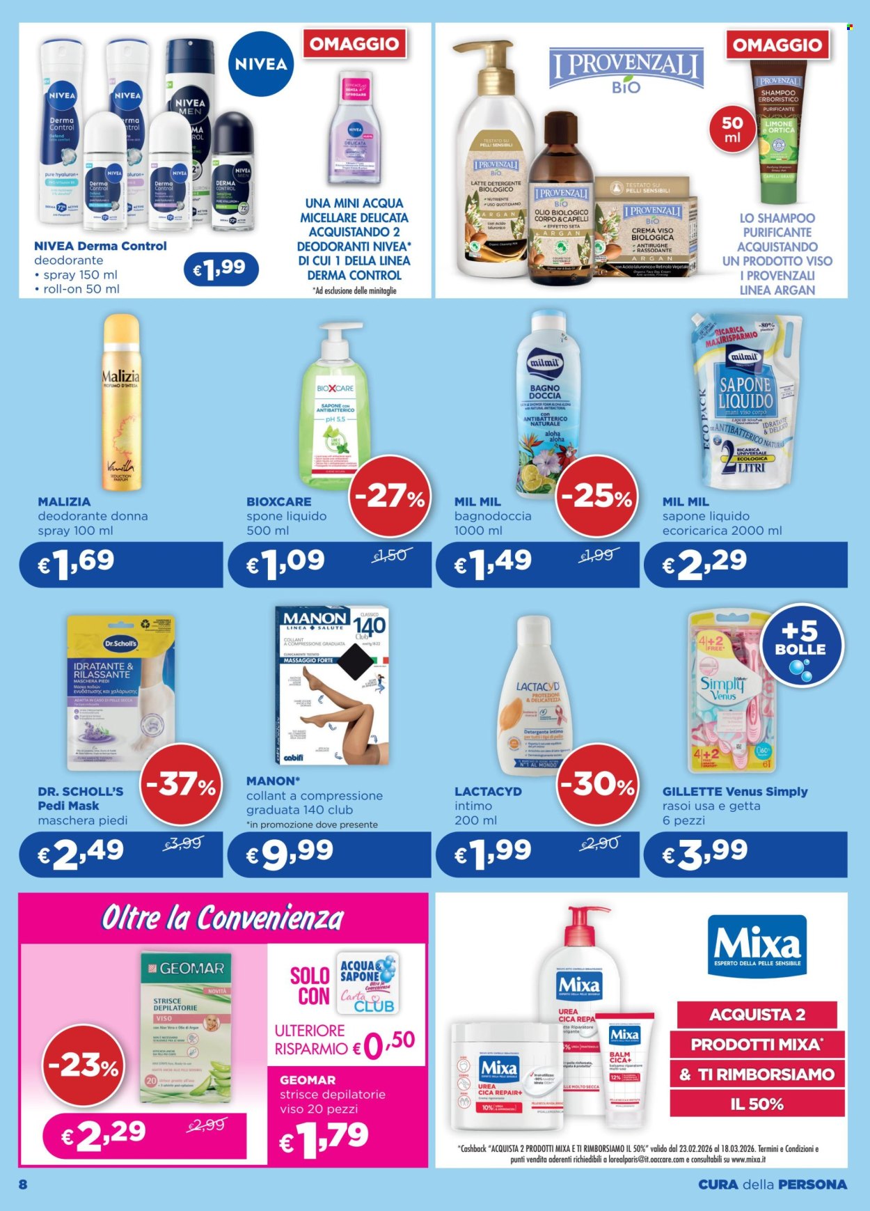 Leták Acqua & Sapone - 26.2.2026 - 18.3.2026. Strana 8