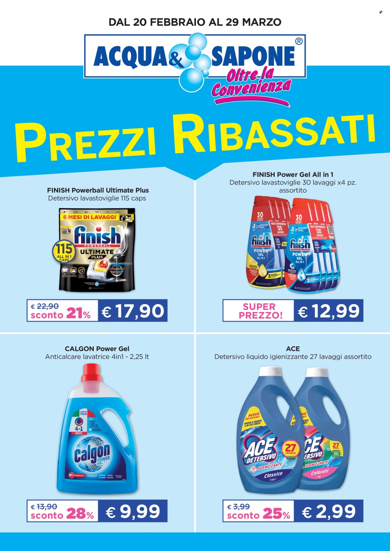 Leták Acqua & Sapone - 20.2.2026 - 29.3.2026. Strana 1
