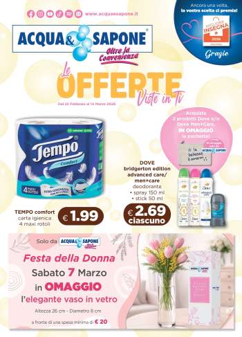 Volantino Acqua & Sapone - 22/2/2026 - 14/3/2026.