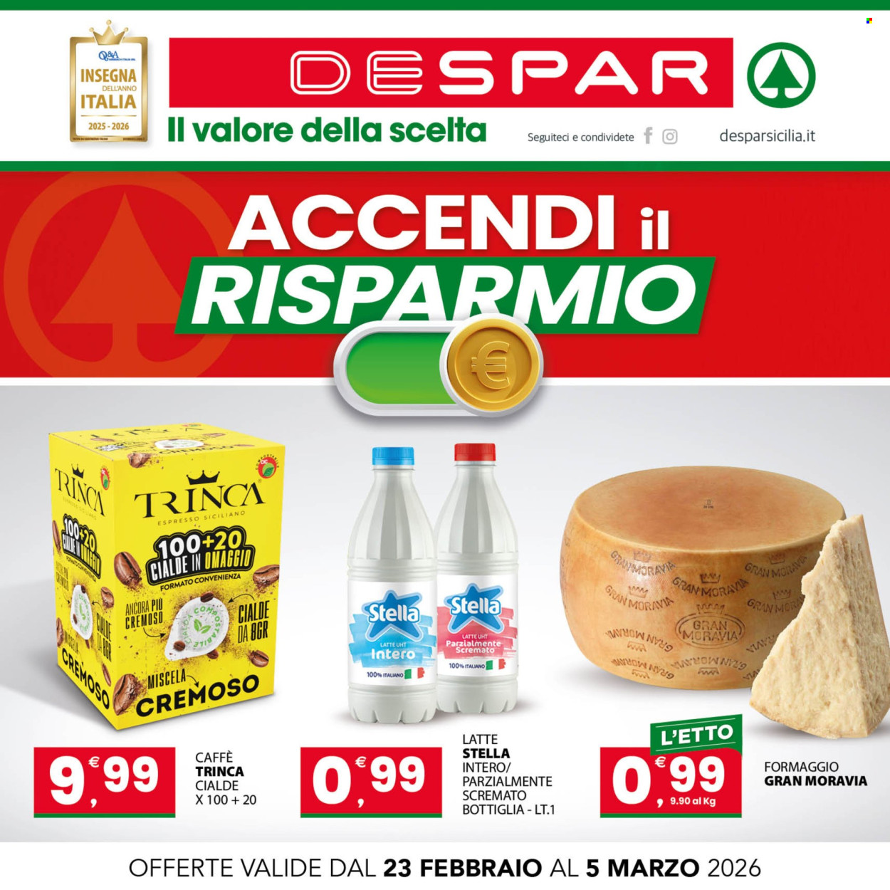 Volantino Despar - 23/2/2026 - 5/3/2026. Pagina 1