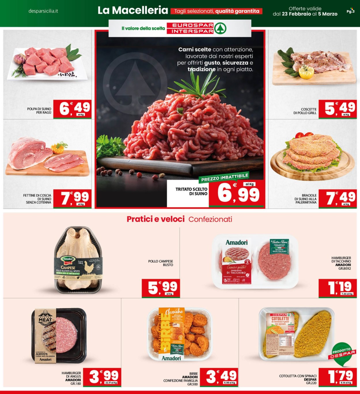 Volantino Eurospar - 23/2/2026 - 5/3/2026. Pagina 3