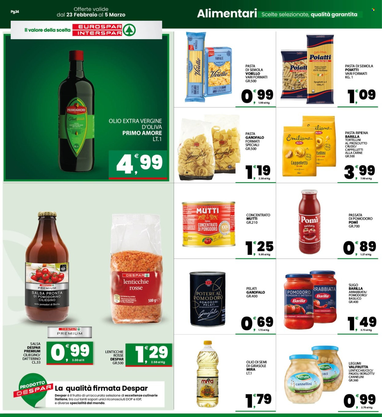 Volantino Eurospar - 23/2/2026 - 5/3/2026. Pagina 14