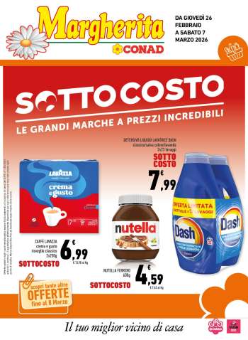 Volantino Margherita Conad - 26/2/2026 - 7/3/2026.