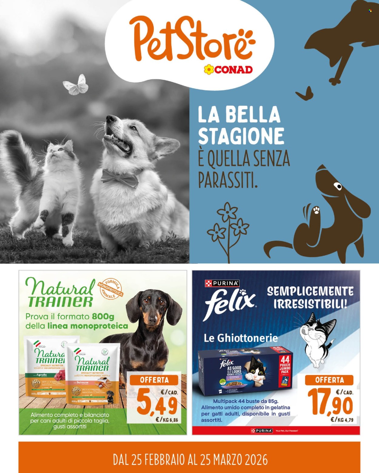 Leták Pet Store Conad - 25.2.2026 - 25.3.2026. Strana 1