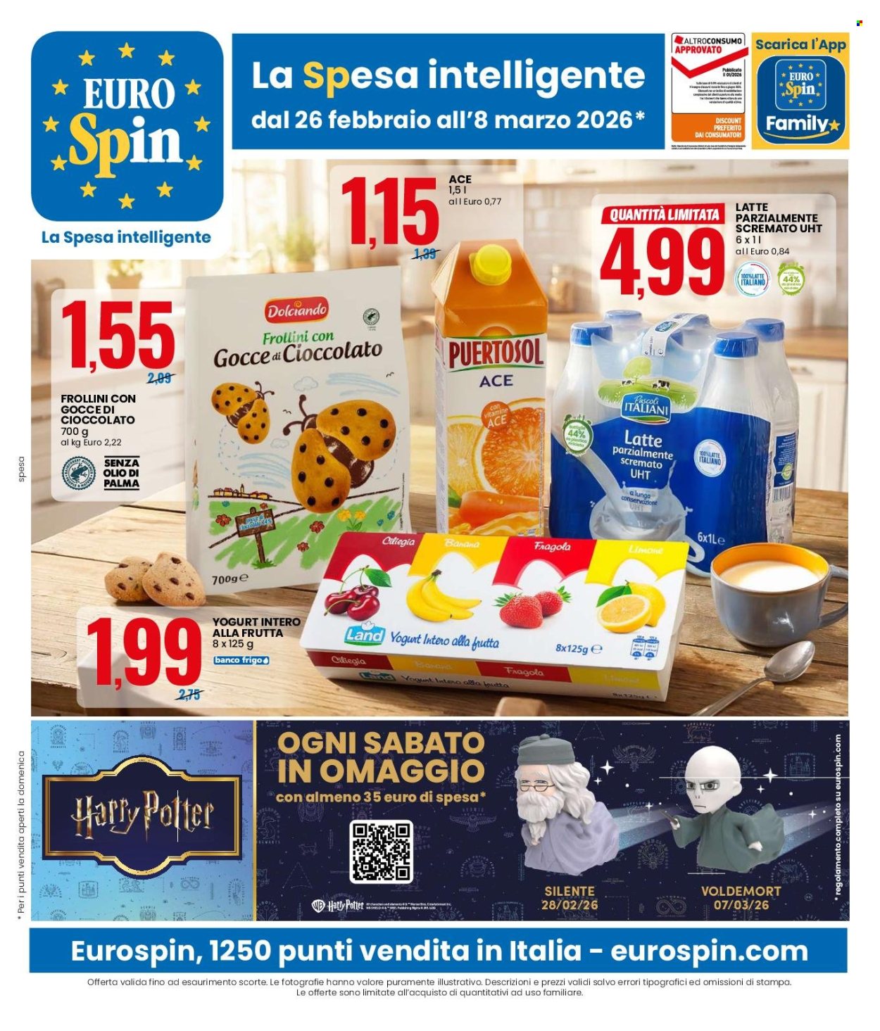 Leták EuroSpin - 26.2.2026 - 8.3.2026. Strana 1