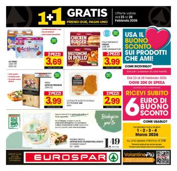 Volantino Eurospar - 23/2/2026 - 28/2/2026.