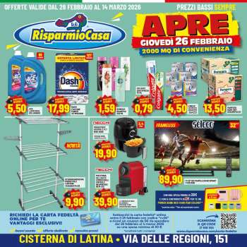 Volantino Risparmio Casa - 26/2/2026 - 14/3/2026.