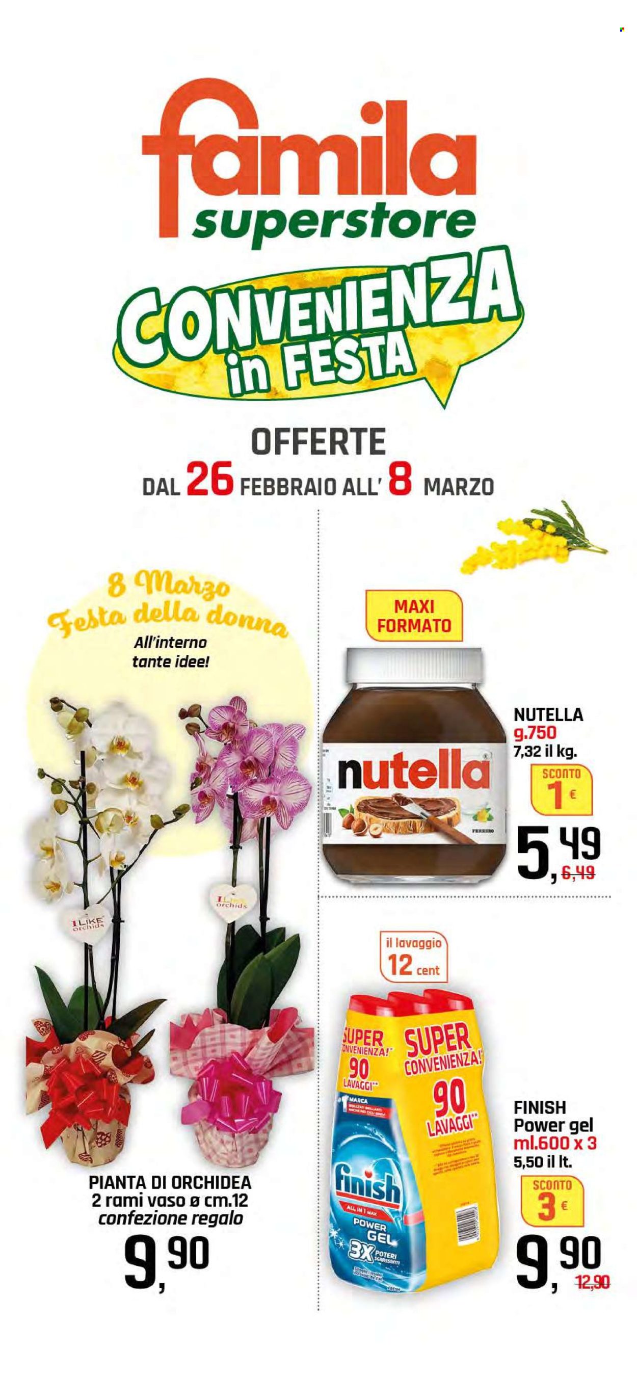 Volantino Famila - 26/2/2026 - 8/3/2026. Pagina 1